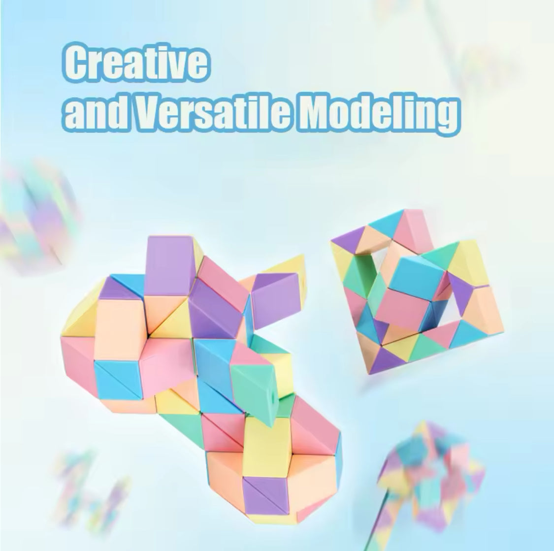 Creative Puzzle Fidget Toys, Magic Cube Puzzle, 3D Kids Puzzle, Folding Magic Puzzle, Colorful Magic Cube Puzzle Creative Puzzle Fidget Toys, Magic Cube Puzzle, 3D Kids Puzzle, Folding Magic Puzzle, Colorful Magic Cube Puzzle